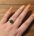Larvikite Wire Ring