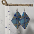 Blue Patterned Diamonds