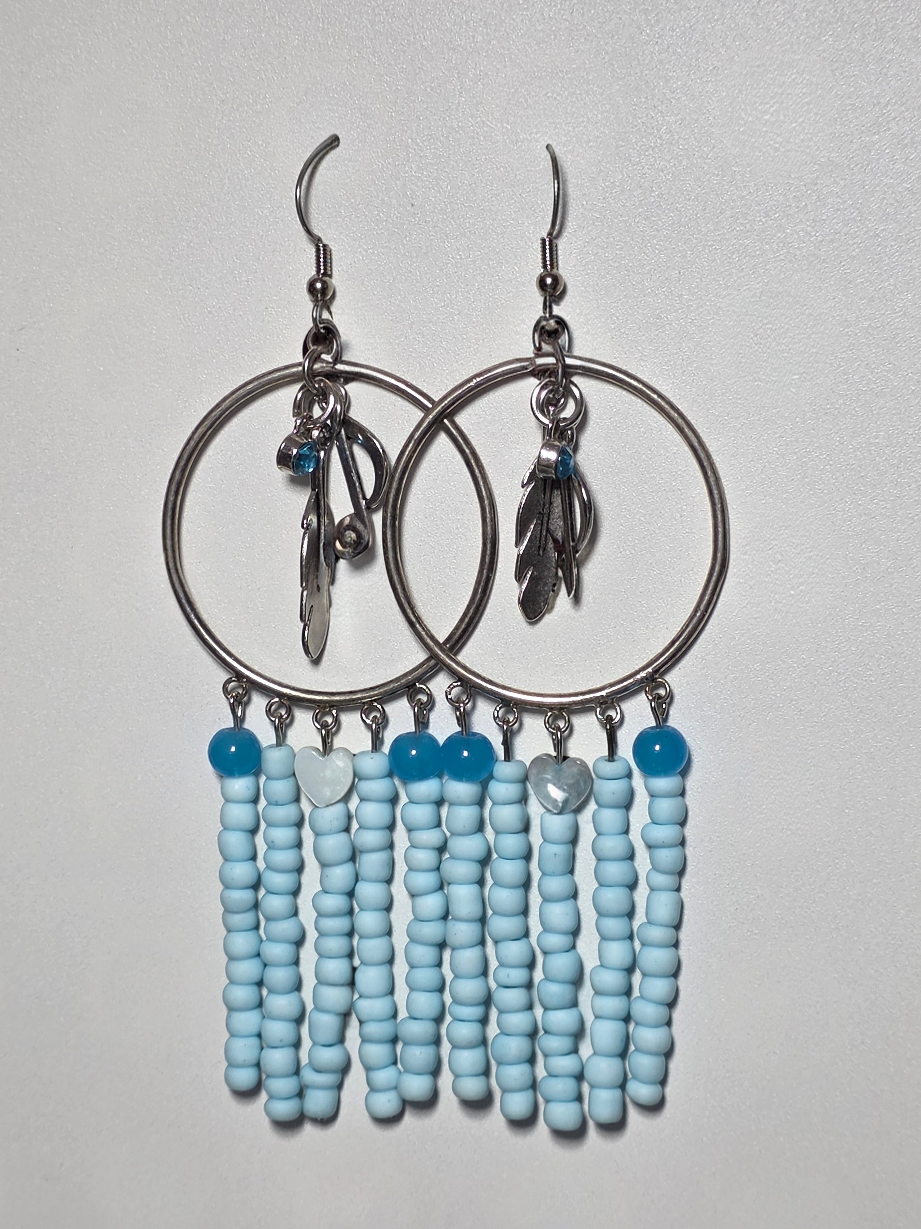 Silver Dream Catcher Earrings