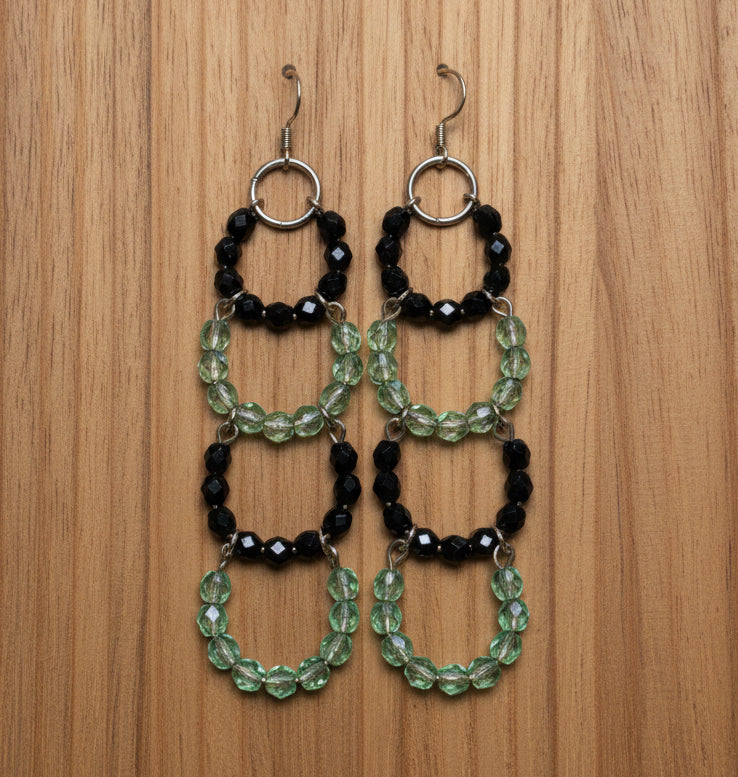Multi Layer Link Earrings