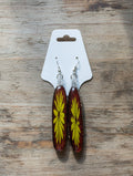 Glass Flower Earrings