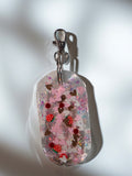 Hearts and Strawberries Keychain