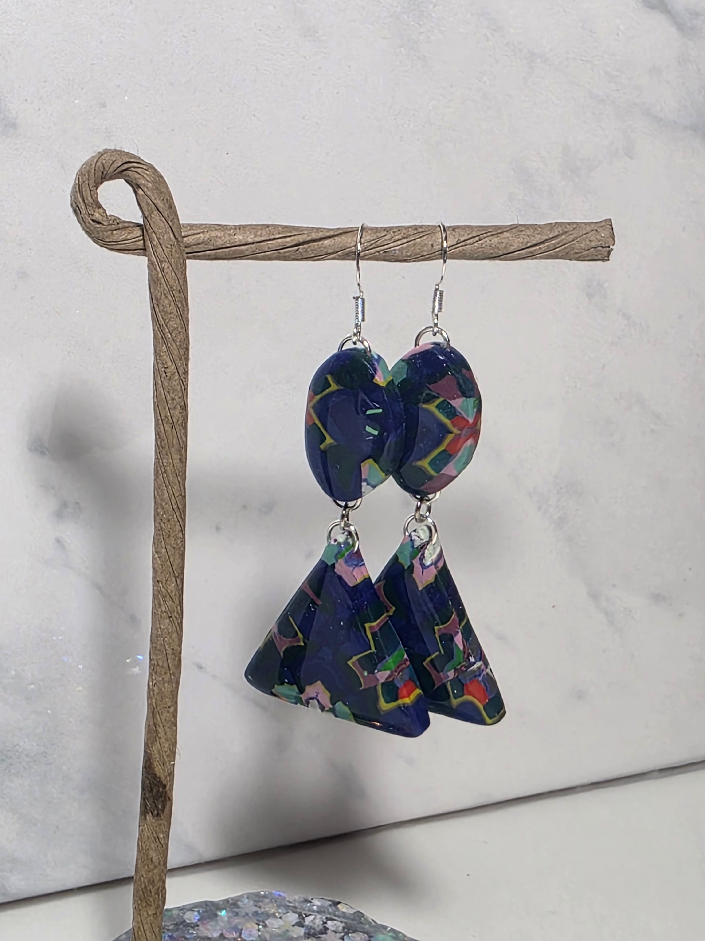 Kaleidoscope Triangle Dangles