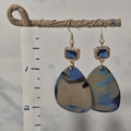 Earthy Abstract Marbled Dangles
