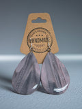 Pink Camo Clay Earrings