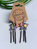 Abstract Shooting Star Earrings