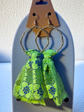 Lace and Gold Earrings