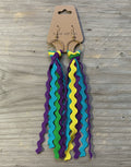 Mardigras Ric-rac Earrings