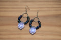 Iridescent Shell Hoops