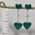 Emerald Star Dangles